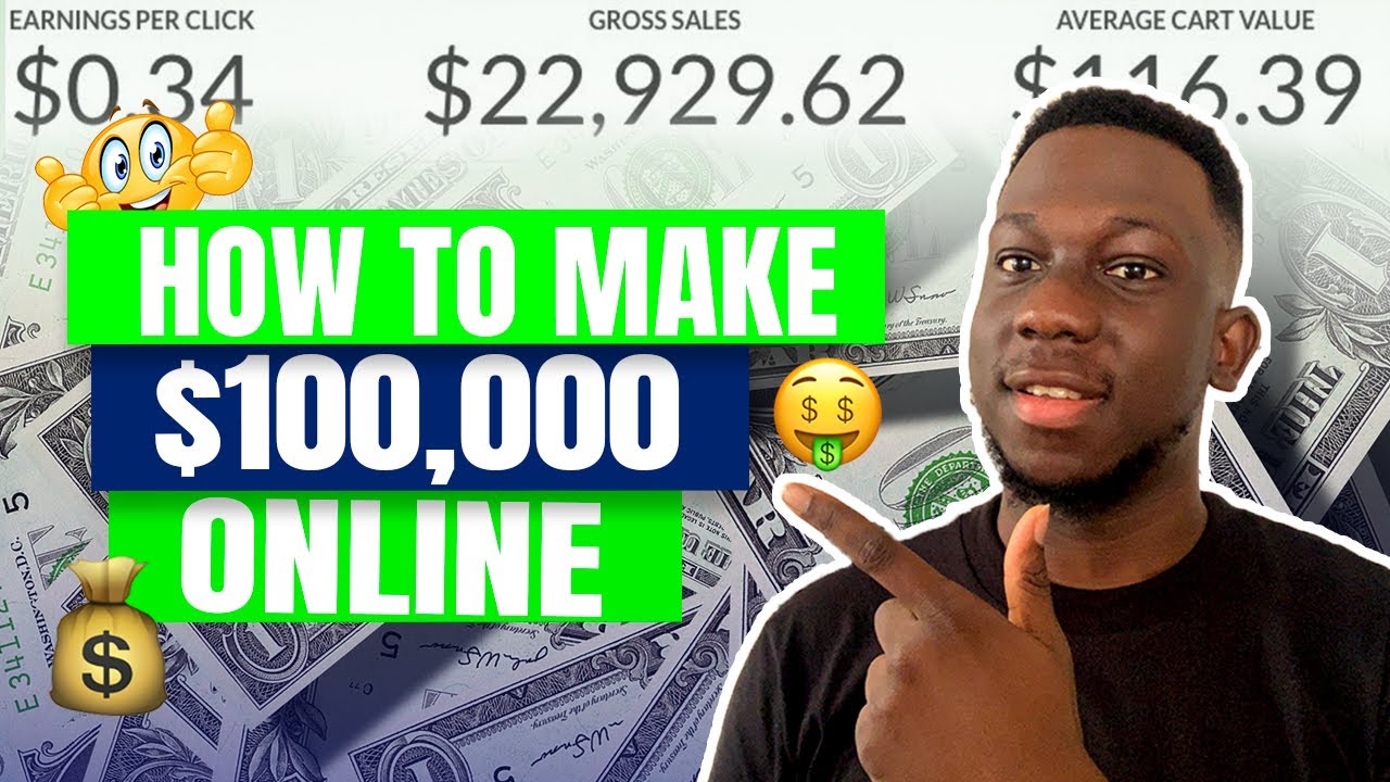 How to make your first $100,000 online using this method.