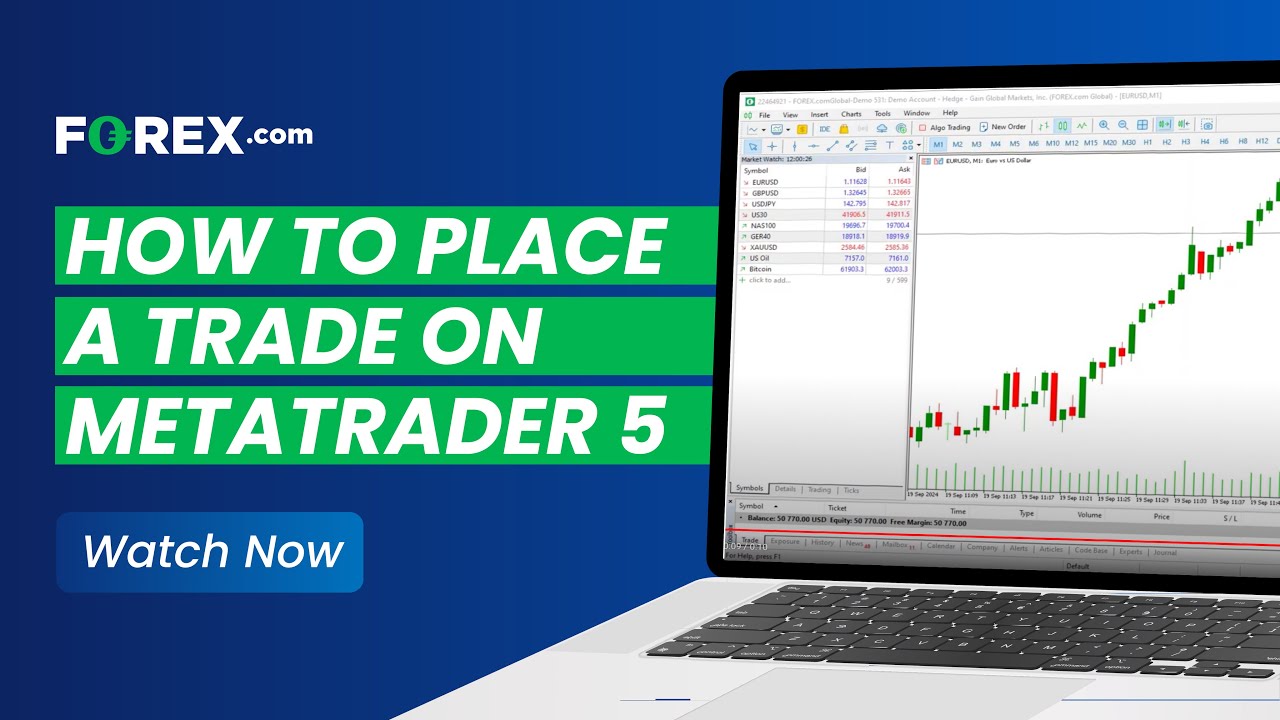 How to Place a Trade on MetaTrader 5 | FOREX.com